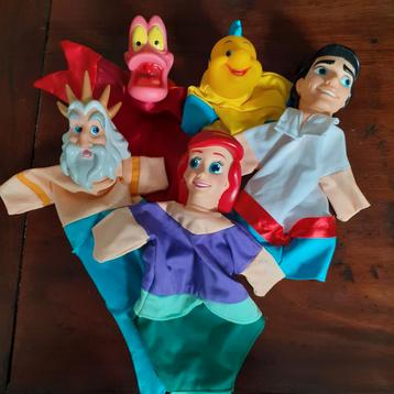 Kleine zeemeermin handpoppen Disney  beschikbaar voor biedingen