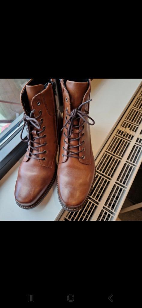 Solidus veterboots dames, Kleding | Dames, Schoenen, Nieuw, Lage of Enkellaarzen, Bruin, Ophalen of Verzenden