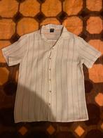 Beige overhemd met korte mouwen (maat S), Enlèvement, Porté, Beige, Tour de cou 38 (S) ou plus petit