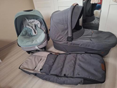 Mutsy buggy 3 in 1 - maxi-cosi, draagmand, onderstel, Kinderen en Baby's, Buggy's, Gebruikt, Overige merken, Duomodel, Regenhoes