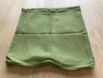 Groene katoenen kussenslopen - 48 x 48 cm - Hema beschikbaar voor biedingen