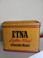 Oud blik van het merk Etna capsules vloeistof voor aansteker, Verzamelen, Blikken, Overige merken, Gebruikt, Overige, Ophalen of Verzenden