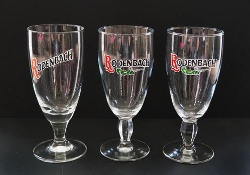 3 Bierglazen voor Rodenbach, Huis en Inrichting, Keuken | Servies, Zo goed als nieuw, Glas of Glazen, Glas, Ophalen of Verzenden