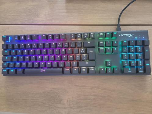 HyperX Alloy FPS RGB – Kailh Silver – FR AZERTY, Computers en Software, Toetsenborden, Zo goed als nieuw, Azerty, Bedraad, Gaming toetsenbord