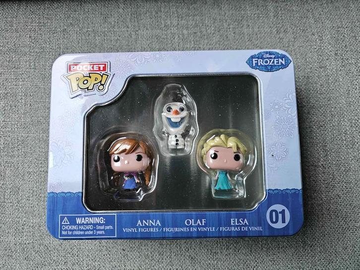 Funko Pop - Disney - Frozen Pocket Pop (Anna, Olaf & Elsa), Verzamelen, Poppetjes en Figuurtjes, Nieuw, Verzenden