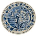 Goedewaagen Delfts Blauw Wandbord 24,5cm Handbeschilderd, Antiek en Kunst, Verzenden
