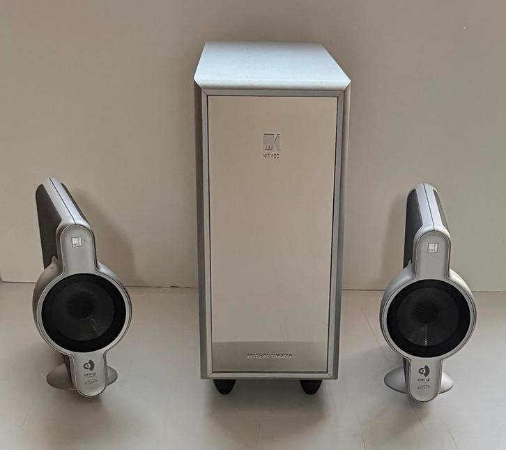 Kef kit 100 Home cinema, Audio, Tv en Foto, Home Cinema-sets, Zo goed als nieuw, Dvd-speler, 3.1-systeem, 40 tot 70 watt, Overige merken