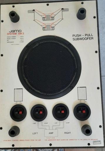 CAISSON DE BASSES JAMO SYSTEM SW 2, Enlèvement ou Envoi, Comme neuf, Subwoofer, Jamo