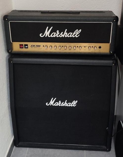 Marshall JCM 2000 DSL 100 +  Marshall M412A Cabinet, Musique & Instruments, Amplis | Basse & Guitare, Comme neuf, Enlèvement ou Envoi