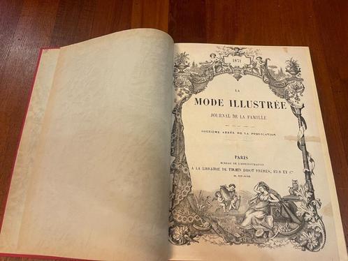 La mode illustrée - volledige jaargang - 1871, Antiek en Kunst, Antiek | Boeken en Manuscripten, Ophalen of Verzenden
