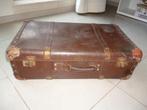 Heel oude valies koffer reiskoffer Deco Futura bruin, Metaal, Ophalen