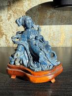 Chinees beeldje (Guanyin) in Lapis Lazuli, Antiek en Kunst, Ophalen