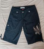 Zwarte korte broek met lage taille, Maat 38/40 (M), Kort, Zwart, Ophalen of Verzenden