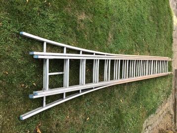 Triple échelle ladder alu 3x15 (3*4meter), Pliable ou rétractable/escamotable, Échelle, Enlèvement, Utilisé