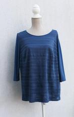 Mooie blouse van Damart XL - glanzend blauw, Blauw, Maat 46/48 (XL) of groter, Ophalen of Verzenden, Zo goed als nieuw