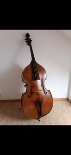 Tsjechische basgitaar uit 1930, gerestaureerd, Muziek en Instrumenten, Strijkinstrumenten | Contrabassen, Ophalen of Verzenden