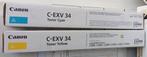 Toner C-EXV 34 Cyan / Yellow Canon original, Informatique & Logiciels, Neuf, Canon, Impression couleur, Imprimante