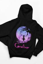Unisex Hoodie – “Coraline Moon”, Kleding | Dames, Truien en Vesten, Acusinkt, Ophalen of Verzenden, Nieuw, Zwart