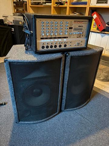 Sono 200 watts table de mixage et enceintes, Enlèvement, Utilisé, 5 à 10 canaux, Entrée micro