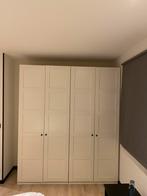Witte kast - 2 delig :Lengte 230 cm Breedte 99 cm, Ophalen, Gebruikt