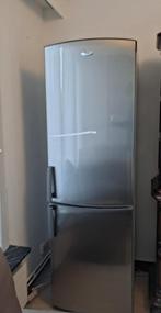 frigo diepvries combinatie whirpool, Ophalen, Gebruikt, 50 tot 100 cm, Grijs