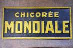 Chicorée Mondiale reclamebord 1927, Verzamelen, Merken en Reclamevoorwerpen, Ophalen of Verzenden, Zo goed als nieuw, Reclamebord