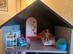 Maison de poupées Barbie avec poupées et accessoires, Enlèvement, Comme neuf, Maison de poupées