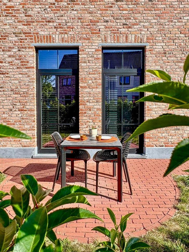 Balkonset tuintafel met 2 tuinstoelen, Tuin en Terras, Tuinsets en Loungesets, Zo goed als nieuw, Tuinset, Eettafel, Ophalen