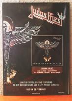 Ingekadere Affiche Judas Priest / Angel Of Retribution, Ophalen of Verzenden, Zo goed als nieuw