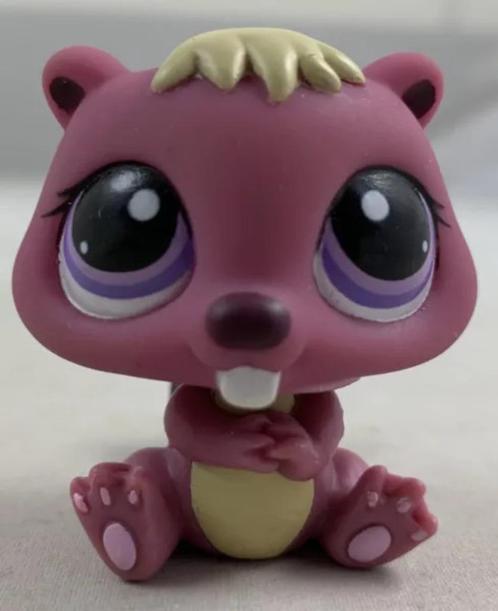 Littlest Pet Shop LPS 1410 bever Pet Pairs Beaver Hasbro, Verzamelen, Poppetjes en Figuurtjes, Zo goed als nieuw, Verzenden
