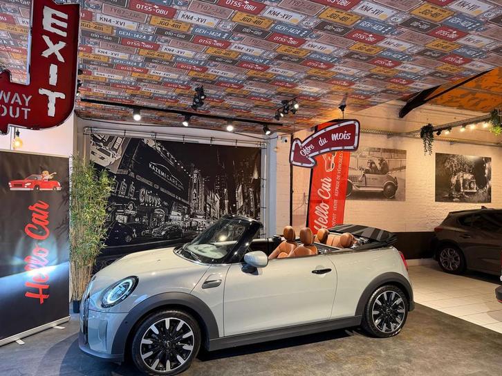 MINI Cooper Cabrio Mini Cabriolet 1.5A Cooper * CUIRS COGNAC, Auto's, Mini, Bedrijf, Te koop, Cabrio, ABS, Achteruitrijcamera