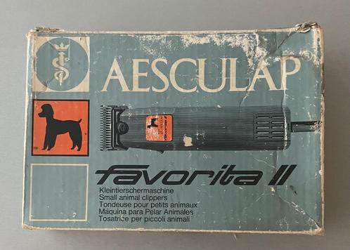 Aesculap Favorita II + 5 SCHEERKOPPEN, Dieren en Toebehoren, Honden-accessoires, Gebruikt, Ophalen