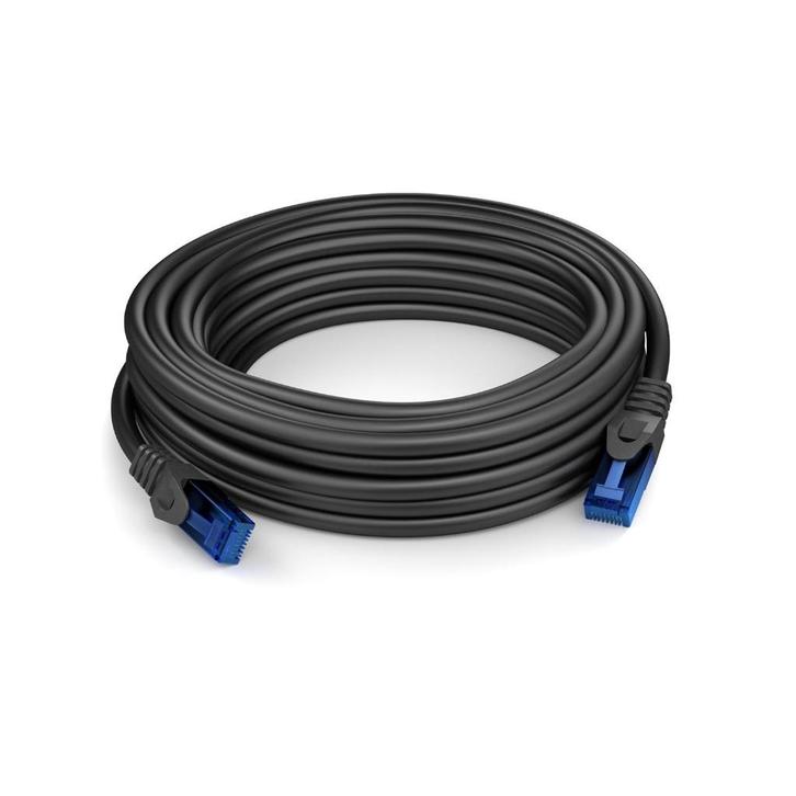 KabelDirekt – 15m ou 20m ou 30m – Câble réseau RJ45, Computers en Software, Pc- en Netwerkkabels, Zo goed als nieuw, Ophalen