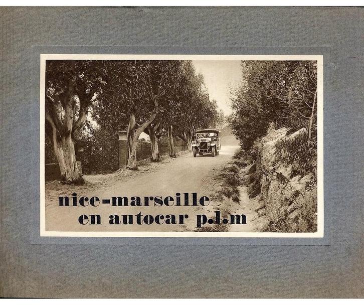 [1920] ✅ Nice-Marseille door PLM Coach 🚌 (En/Fr), Antiek en Kunst, Antiek | Boeken en Manuscripten, Ophalen of Verzenden