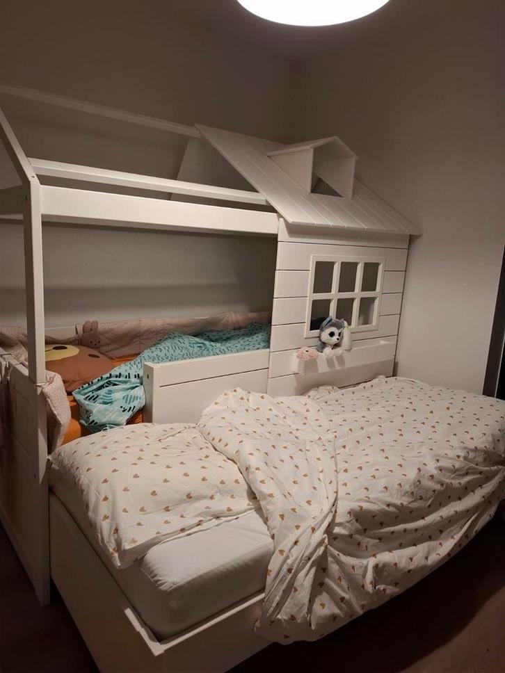 Lit pour enfant ludique et imaginatif., Enfants & Bébés, Chambre d'enfant | Lits, Comme neuf, 180 cm ou plus, 100 cm ou plus, Sommier à lattes