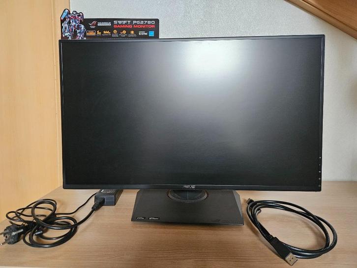 ASUS ROG SWIFT PG278Q WQHD 27" Gaming Monitor, Computers en Software, Monitoren, Zo goed als nieuw, 101 t/m 150 Hz, DisplayPort
