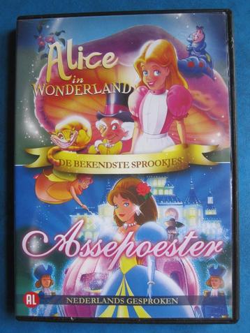 Alice in Wonderland + Assepoester (2 disc) beschikbaar voor biedingen