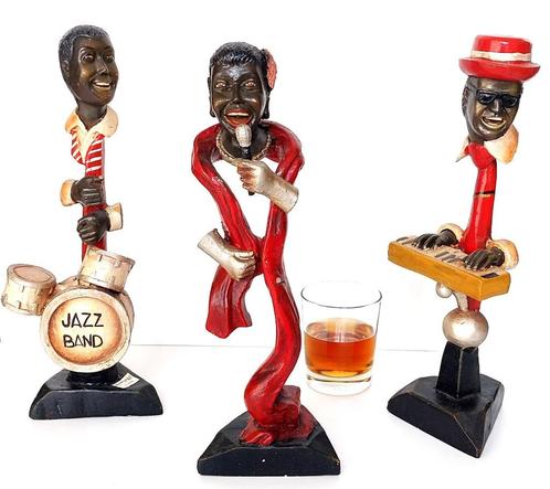 Groupe de jazz | trio musical | personnages | 35 cm, Hobby & Loisirs créatifs, Modélisme | Figurines & Dioramas, Utilisé, Personnage ou Figurines