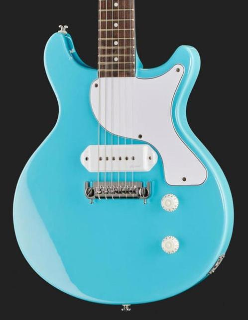 Harley Benton Les Paul DC Junior Benton Blue, Muziek en Instrumenten, Snaarinstrumenten | Gitaren | Elektrisch, Nieuw, Solid body