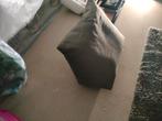 bed of zetel kussen om tegen te leunen, Huis en Inrichting, Zitzakken, Ophalen, Gebruikt, Grijs, Zitzakstoel