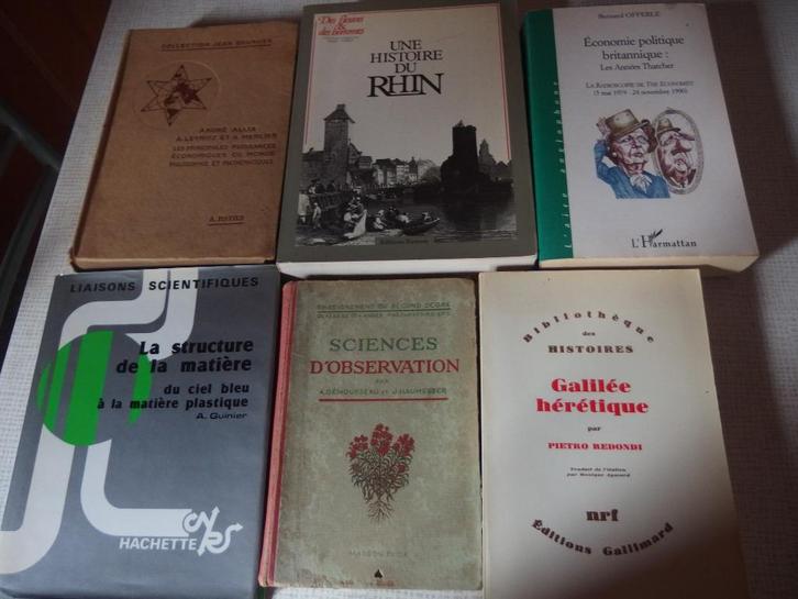 livres d,études, Boeken, Schoolboeken, Gelezen, Geschiedenis, Ophalen