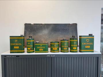 Bidons d'huile rare BP Energol, Enlèvement ou Envoi, Utilisé, Emballage