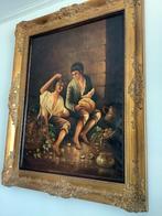 Naert (1908) - Belle grande peinture avec un très beau cadre, Enlèvement ou Envoi