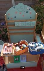 Houten winkeltje incl. heel wat benodigdheden, Kinderen en Baby's, Speelgoed | Educatief en Creatief, Ophalen, Gebruikt, Ontdekken