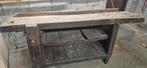 Oude houten werkbank, Doe-het-zelf en Bouw, Werkbanken, Ophalen