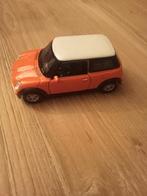 Mini cooper speelgoedauto oranje/wit/zwart, Kinderen en Baby's, Speelgoed |Speelgoedvoertuigen, Ophalen, Zo goed als nieuw