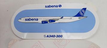 Autocollant Sabena A340 nouveau