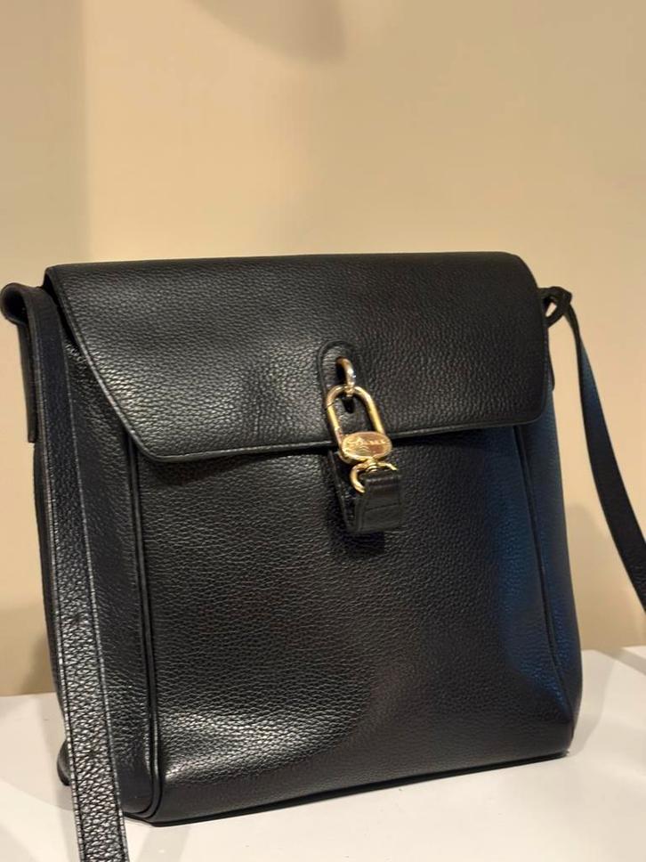 DELVAUX Rubis cross body tas - nieuwstaat!, Handtassen en Accessoires, Tassen | Schoudertassen, Zo goed als nieuw, Zwart, Ophalen of Verzenden