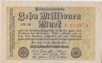Reichsbanknote-1 Million Mark 1923, Postzegels en Munten, Bankbiljetten | Europa | Niet-Eurobiljetten, Los biljet, Duitsland, Verzenden