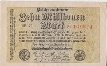 Reichsbanknote-1 Million Mark 1923